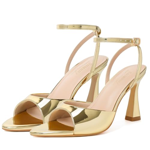 Ralph & Russo Gold Heels