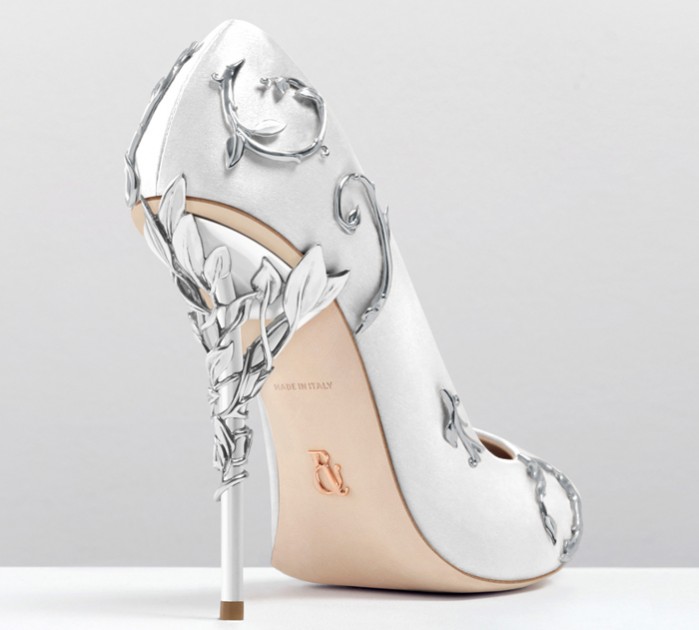 Ralph & Russo White Heels