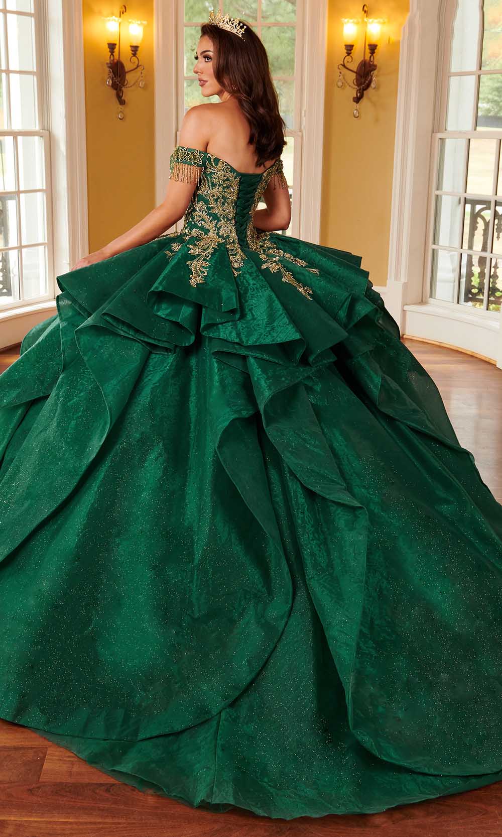 Ralph & Russo Emerald Ballgown